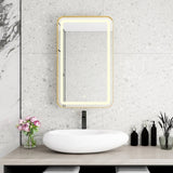 Rectangle Medicine Cabinet Mirror Bathroom Mirror Storage Wall Mounted Medicine Mirror Cabinet W688P210791