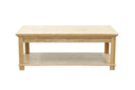 ZUN 48 inch Coffee Table, No Assembly Required, Natural Finish B108P237063