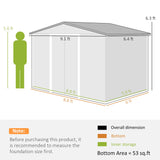 Outdoor Garden Storage Shed Tool House 60369799