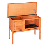 36" Single Deck Waterproof Wooden Chicken Coop Hen House Pet Animal Poultry Cage Rabbit Hutch Natura 91435389