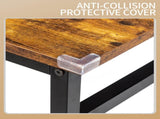 Rotten wood color SG016FD P2 particleboard iron pipe 160cm cut-off computer desk with non-woven 29767186