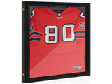 24" x 32" Jersey Frame Display Case, UV-Resistant Jersey Shadow Box with 2 Keys, Hanger, Black 22005560