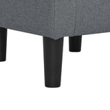 Moss 25.5" Wide Polyester Barrel Chair and Ottoman B343P311017