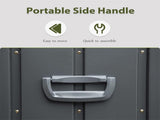 100 Gallon Outdoor Storage Deck Box Waterproof, Large Patio Storage Bin for Outside Cushions, Throw W2369P470779