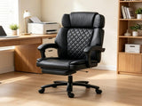 Massage Office Chair, 400lbs Capacity Desk Chair with Heat, Adjustable Headrest, Reclining & 97942172