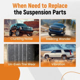 Suspension Front Upper Control Arms For Chevy Silverado Sierra 1500 Tahoe Yukon 65893791