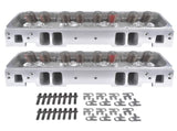 Complete Aluminum Cylinder Heads Fits for SBC Chevy 350 Camaro 190cc 64cc 2.02/1.60-Straight 03848748