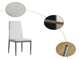 110CM Clear Color Dining Table Set 45139702