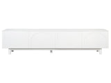 ON-TREND Graceful TV Stand Arch Cabinets for TVs Up to 78'', Minimalist Entertainment Center WF325999AAK