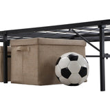 Queen Metal Platform Folding Bed Frame 14 Inch High Queen Size Box Spring Replacement Heavy Duty W311P313799