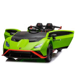 ZUN Lamborghini Huracan Sto 24V Kids Electric Ride-On Drift Car: Speeds 1.86-5.59 MPH, Ages 3-8, Foam W1396P155008