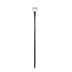 ZUN Set of 6 RC String Light Pole, 9 FT Lighting Stand with Horn Shape Hooks, LED Solar Bulbs for W2181P152206