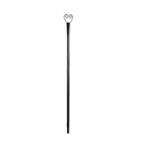 ZUN Set of 6 RC String Light Pole, 9 FT Lighting Stand with Horn Shape Hooks, LED Solar Bulbs for W2181P152206