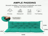 Outdoor Swing Cushions 60 Inch, Waterproof 4" Thick Porch Swing Cushion Replacement with Backrest 27512380