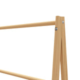 Bamboo Ladder Towel Rack with Storage Shelf 20210408
