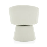 Modern 360&deg Swivel Accent Chair, Boucle Upholstered, Comfy Barrel Chair for Living Room, Bedroom & N765P292088W