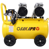 2.5 HP Silent Air Compressor 13 Gallon, Oil-Free, Electric Shop Air Compressor Portable,Lightweight W46564406