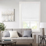 Basketweave Room Darkening Cordless Roman Shade B03598276