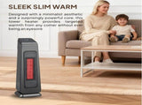 23" 1500W Portable Electric Heater with 3 Heat Settings, 70&deg Oscillation, Timer, Remote Control, 62390629