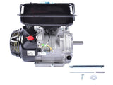 4 Stroke 15HP 420cc Gas Black, Horizontal Shaft OHV Gas Motor, Recoil Start Go Kart Motor 19782606