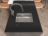 Stainless Steel Kitchen Sink, 18x18 Single Bowl, Undermount HandmadeSink in Brushed Nickel, with 28630529