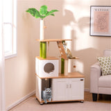 Cat Tree Cat Tower with Cabinet 60292758