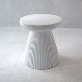 Decorative Garden End, 18.1" H Modern Heavy Duty Patio Sturdy Faux Terrazzo Accent Side W2734P194120