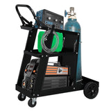 ZUN Professional Welding Cart Plasma Cutting Machine without Drawer Black 64726766