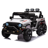 ZUN 24V Ride On Large PickUp Truck car for Kids,ride On 4WD Toys with Remote Control,Parents Can Assist W1578P198579