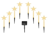 Christmas Star Solar Pathway, 8 Modes Waterproof Outdoor Decor, Romantic Holiday Ambiance 89731999