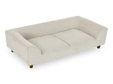 Pet sofa with backrest and armrests, modern rectangular pet sofa suitable for medium and large dogs, W487P228082
