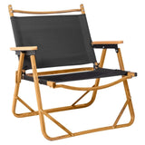 53*55*61cm Medium Size Aluminum Frame 600D Black Oxford Cloth Bearing 100kg Imitation Wood Grain 02779702