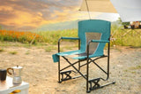 Outdoor Freestyle Rocker Camping Chair Portable Folding Rocking Chair with Solid, Durable Armrests, W640P224439