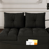 1 versatile foldable sofa bed in 3 lengths, modern sofa sofa sofa velvet pull-out bed, loveseat sofa W1825P246360