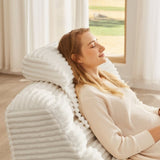 360 Oversize swivel Glider Chair with switchable head pillow and waist pillow , comfortable W2357P261767