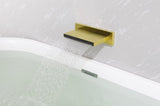SHOWER Waterfall Waterfall Tub Faucet Wall Mount Tub Filler Spout For Bathroom sink Multiple Uses W127257872