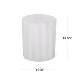 Outdoor LightWeight Concrete Side Table 73434.00