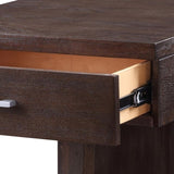 Walnut 1-drawer End Table B062P186490