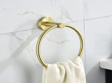 5 Piece Bathroom Towel Rack Set Wall Mount 39402234