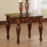 Cherry End Table with Turned Fluted Leg B062P189187
