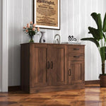 ZUN Modern Wood Buffet Sideboard with 2 doors&1 Storage and 2drawers -Entryway Serving Storage Cabinet W331P242454