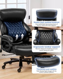600LBS Large Heavy Duty Office Chair,Big and Tall Office Chair for Heavy People, High Back Executive T3697P339111