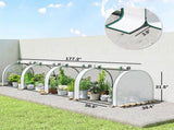 Garden Bed with Mini Greenhouse 11222292