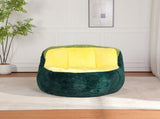 Oversized Bean Bag Chairs,Multicolor Faux Fur Couch Filled with Shredded Sponge,Large Lounger Sofa 34352356