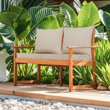 2 PCS Set 24x24 in Outdoor Deep Seat Cushion- Waterproof Fade-Resistant Patio Furniture Cushions 15381151