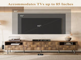 Mid Century TV Stand 2 Drawers, Media Console Table for TVs up to 85'', Entertainment Center N710P401530P