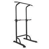 ZUN Power Tower Workout Dip Station Pull Up Bar, Height Adjustable Multi-Function Dip Stand for Home Gym 10332677