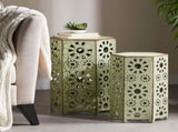 Outdoor ELIANA SIDE TABLE,2 PCS 69740.00CGRN
