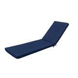 ZUN Outdoor Lounge Chair Cushion Replacement Patio Funiture Seat Cushion Chaise Lounge Cushion-Navy Blue W419142368