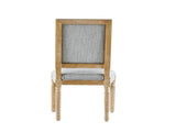 French Country Dining Chairs Elegant Cane Backrest & Upholstered Seats with Fluted Legs N767P263677G